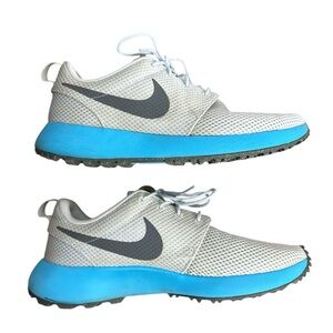 Nike Golf Shoes Roshe G Next Nature Gray and Blue Men's Size 7.5